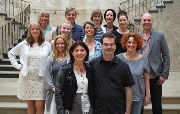 Wir gratulieren Michaela Riedl zu ihrem Erfolg. Mit dabei vor Gericht Martina Weiser, Doris Mayer, Guido Dippel, Astrid Bonfigt, Elli und Chris Andersch aus dem ANANDA Team  - Foto: Antonia Vilos